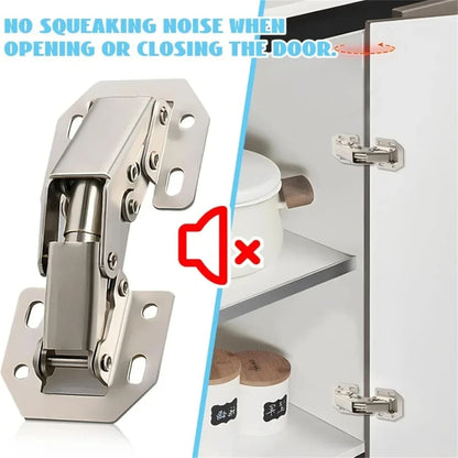 6 Pcs Hydraulic Soft-Close Hinge for Kitchen Cabinets – 90-Degree, Easy Replacement Fit 1005008518869353-al