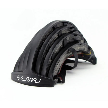 Foldable Road Bicycle Helmet for Adults - Portable and Adjustable Design 32836077011_Black
