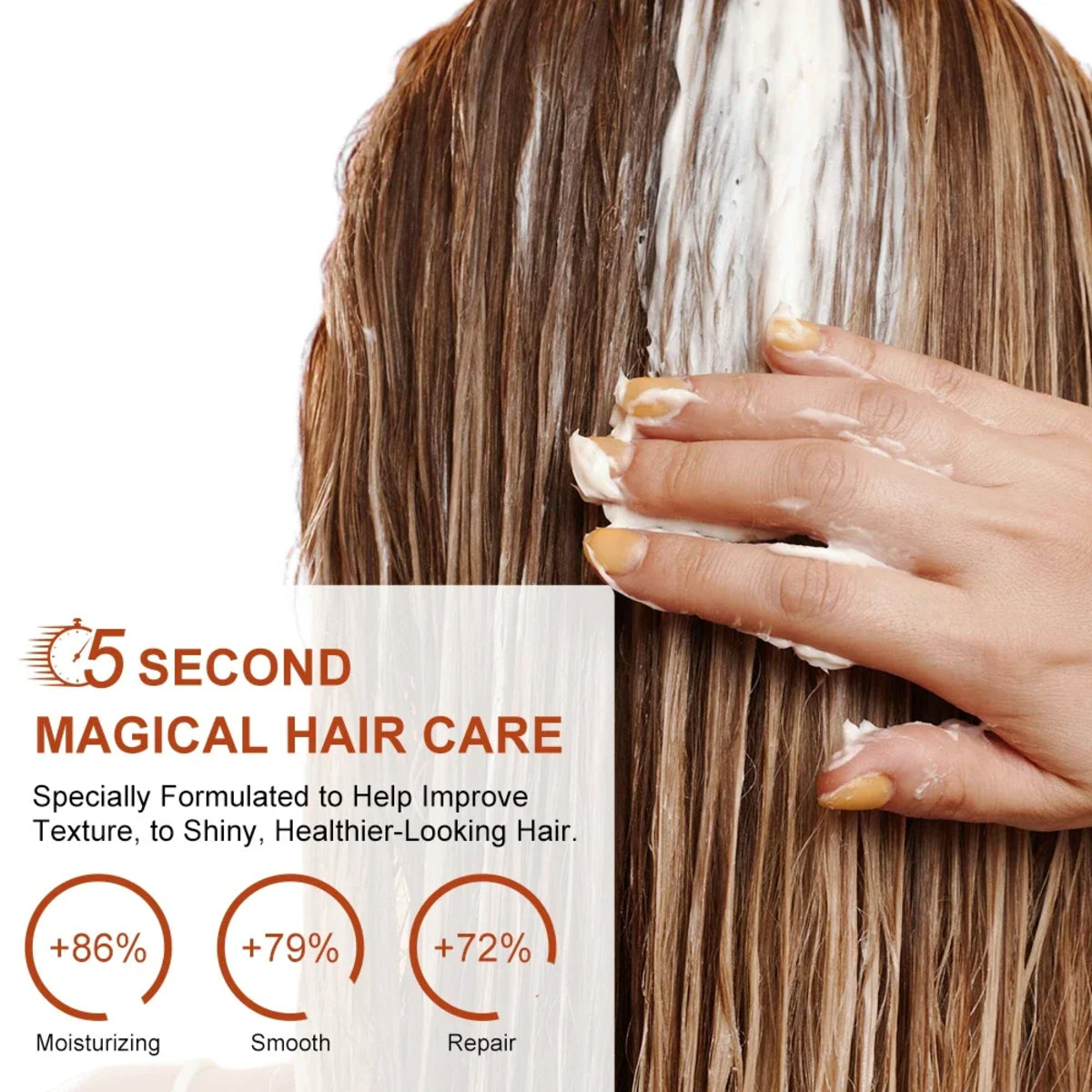 Organic Keratin Hair Mask for Damaged Hair – Hydrating & Magical Repair 253992