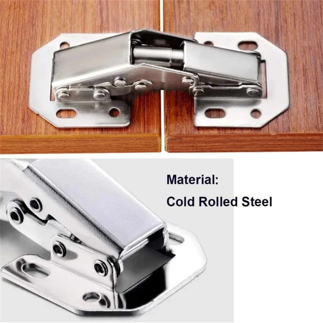 6 Pcs Hydraulic Soft-Close Hinge for Kitchen Cabinets – 90-Degree, Easy Replacement Fit 1005008518869353-al