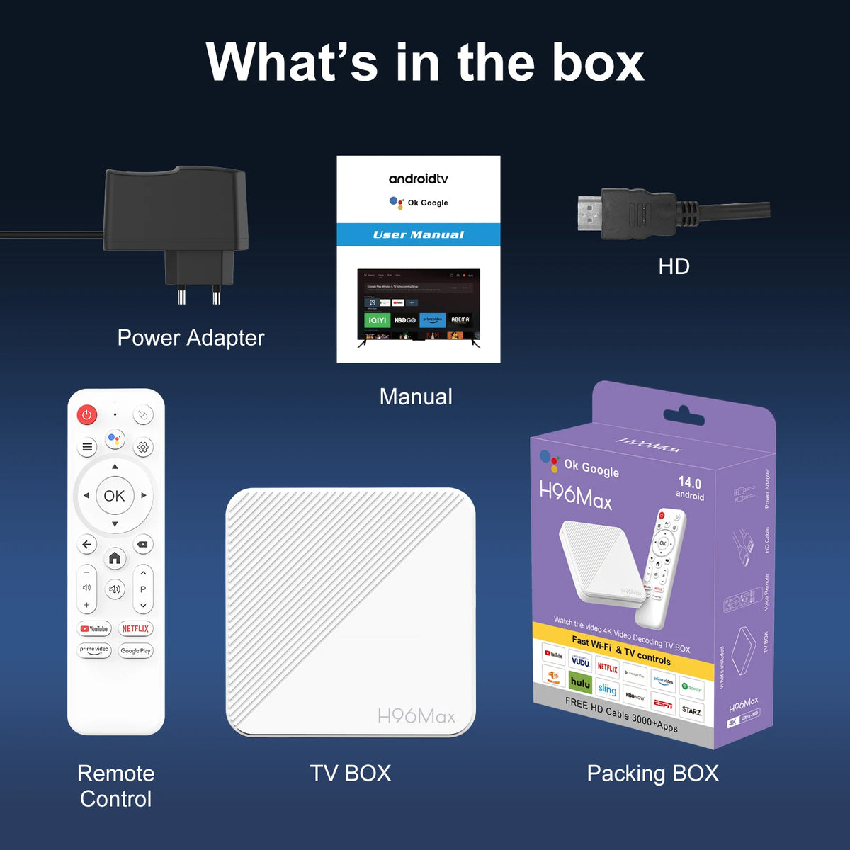 4K Smart TV Box for Movies - WiFi 6, Bluetooth 1005008051529449-al
