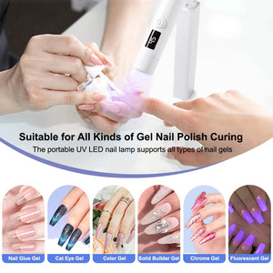 Portable Uv Nail Dryer For Gel Polish Quick Drying