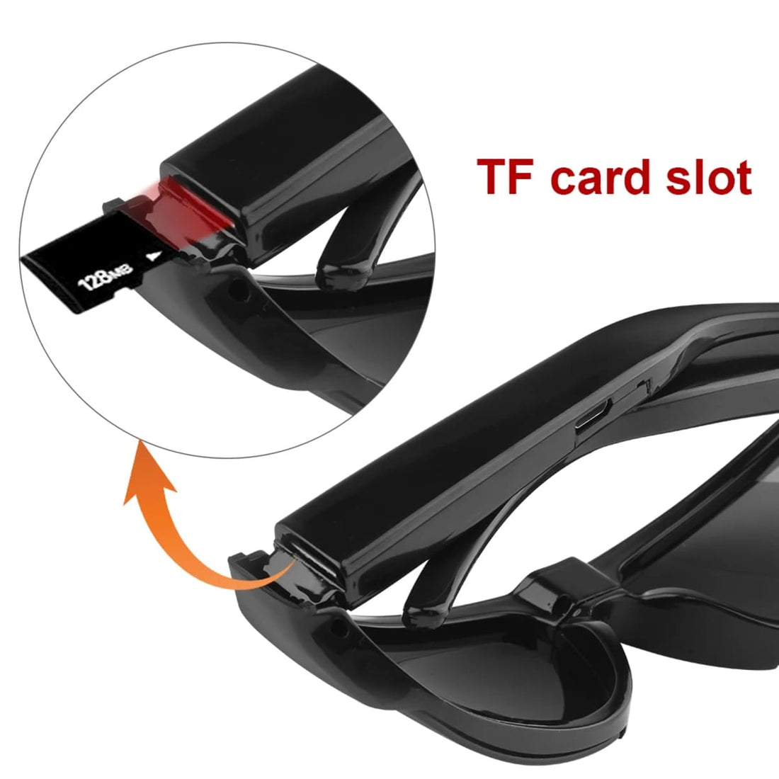 Professional Video Recording Eyeglasses - Full HD with Audio Recording 46898