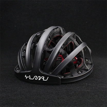 Foldable Road Bicycle Helmet for Adults - Portable and Adjustable Design 32836077011_Black