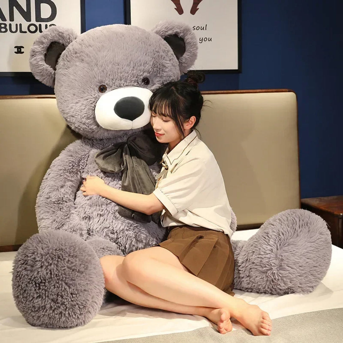 Soft Big Teddy Bear for Cuddling – Cute Plush Toy Gift 329257