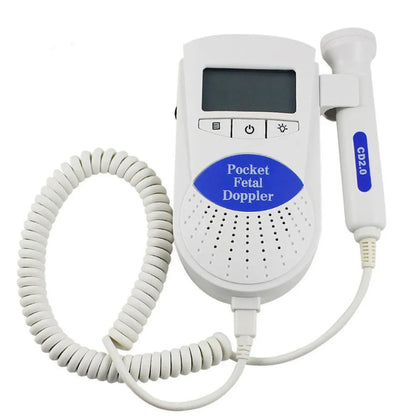 Portable Baby Heartbeat Monitor Pocket Fetal Doppler 8142358347976-al