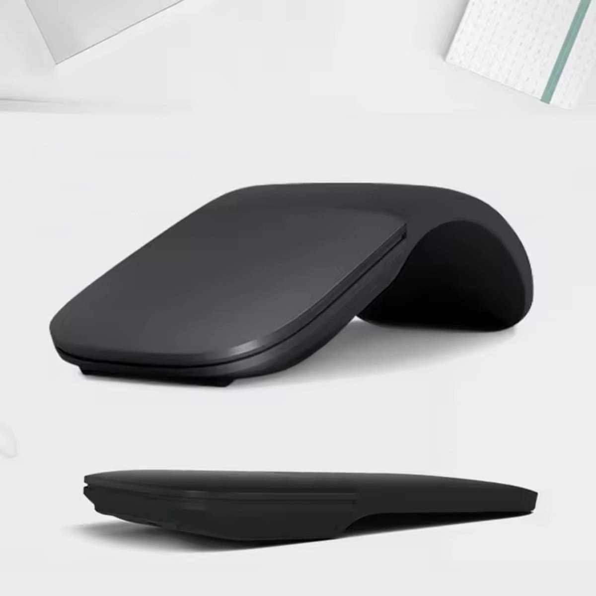 Silent Click Arc Mouse with Bluetooth Wireless and Foldable Design 1005006349266311-al