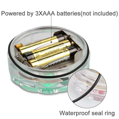 Underwater LED Pool Lights for Decoration - Multicolor, 13 LEDs (Pack of 2)