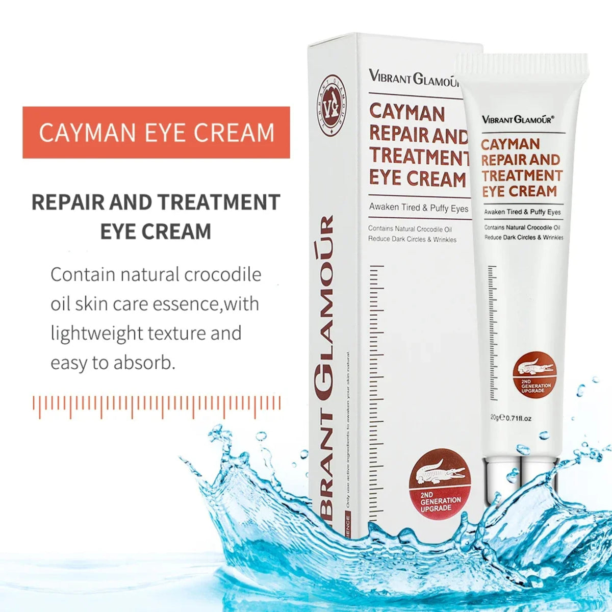 Moisturising Eye Cream for Dark Circles Wrinkles Collagen Repair Puffy Eyes