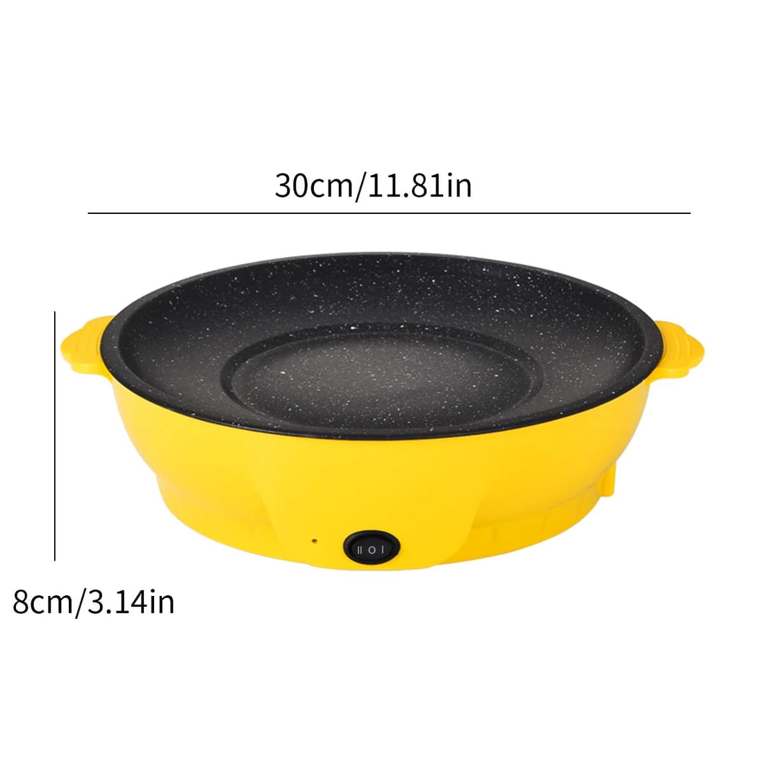 Non-Stick Electric Frypan for Multipurpose Cooking - Round 211321