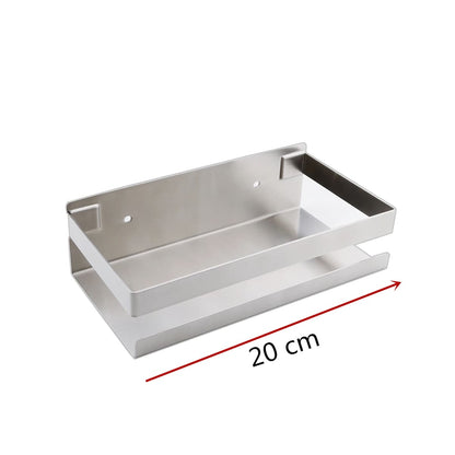 Stainless Steel Wall Shower Shelf for Bathroom - Small Storage Organiser Rack 1005004093663383-al