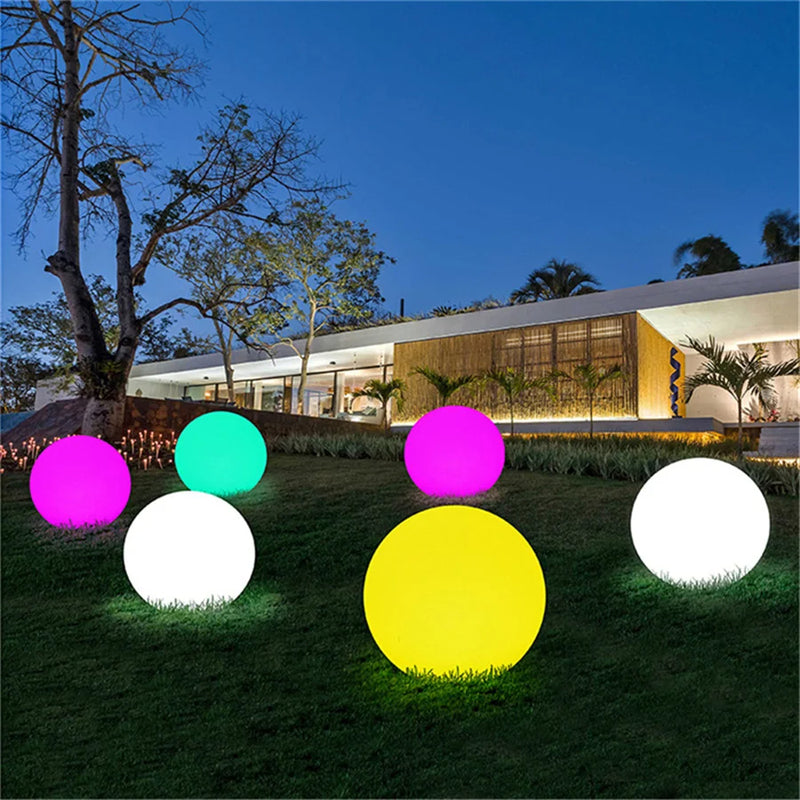 Large LED Glow Ball Night Light – 16-Color Remote Control 347390