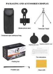1000X Zoom Waterproof Monocular Mobile Telescope
