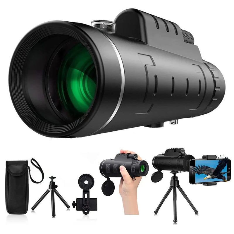 1000X Zoom Waterproof Monocular Mobile Telescope