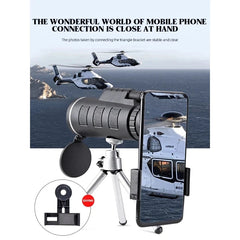 1000X Zoom Waterproof Monocular Mobile Telescope