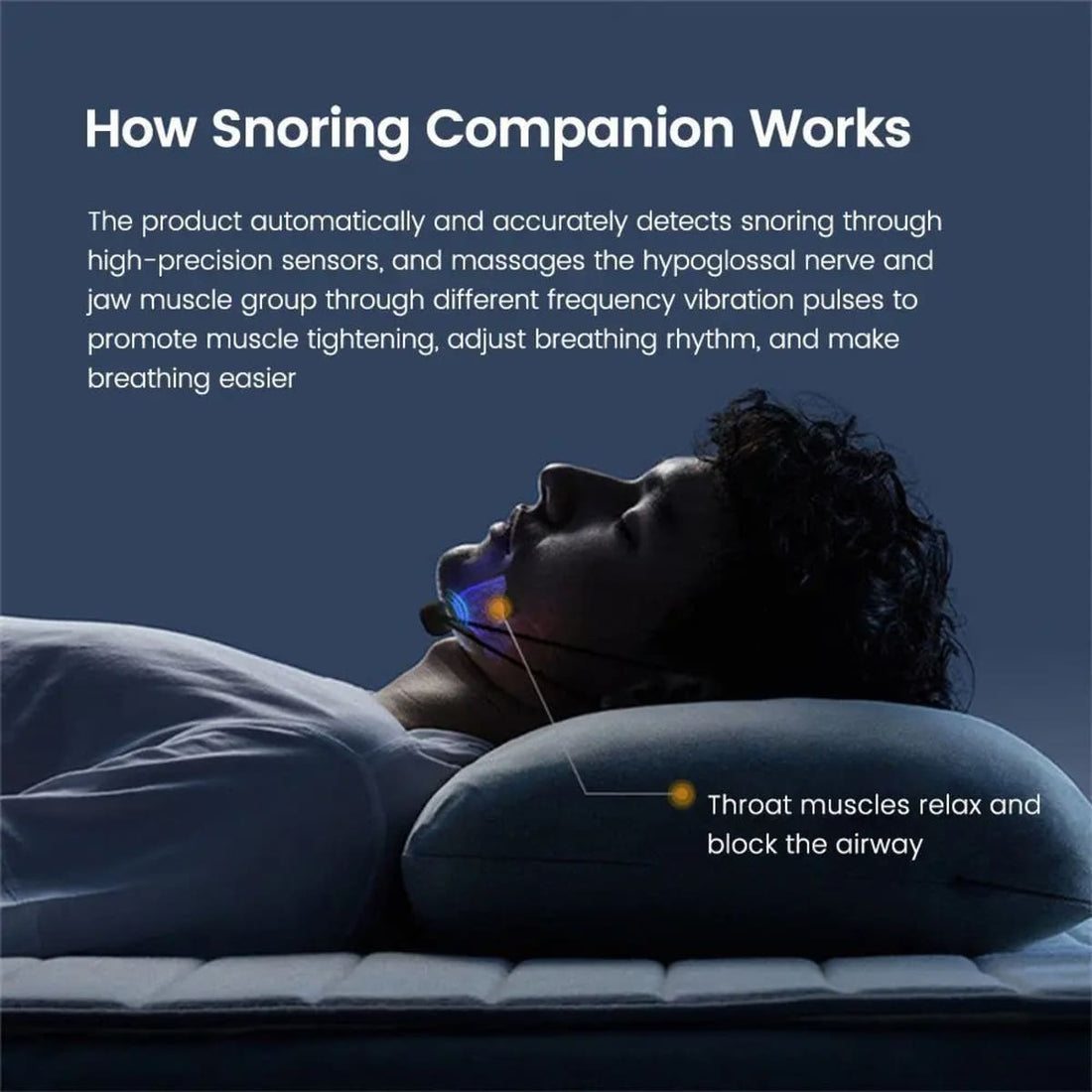 EMS Anti-Snore Device Muscle Stimulator - Smart Snore Stopper 1005007539710937-al