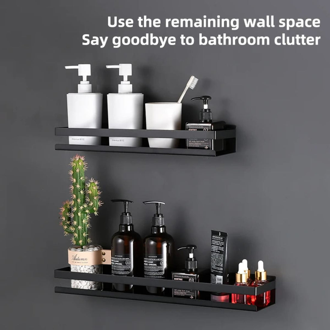Stainless Steel Wall Shower Shelf for Bathroom - Small Storage Organiser Rack 1005004093663383-al