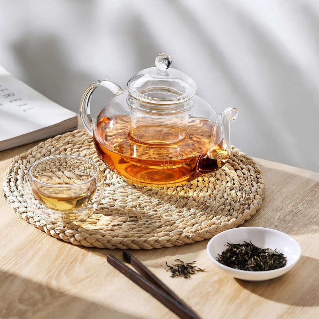 Heat-Resistant Glass Teapots with Infuser for Stove - Elegant, Clear, Modern (400/600/800/1000ml) 1005008247986961-al