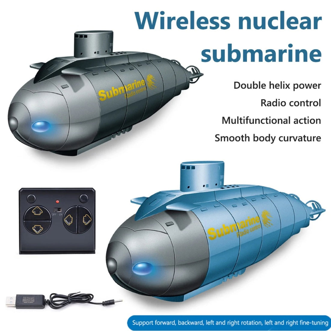 Electric Remote Control Submarine for Pool - Underwater mini Toy 1005005877195107_black
