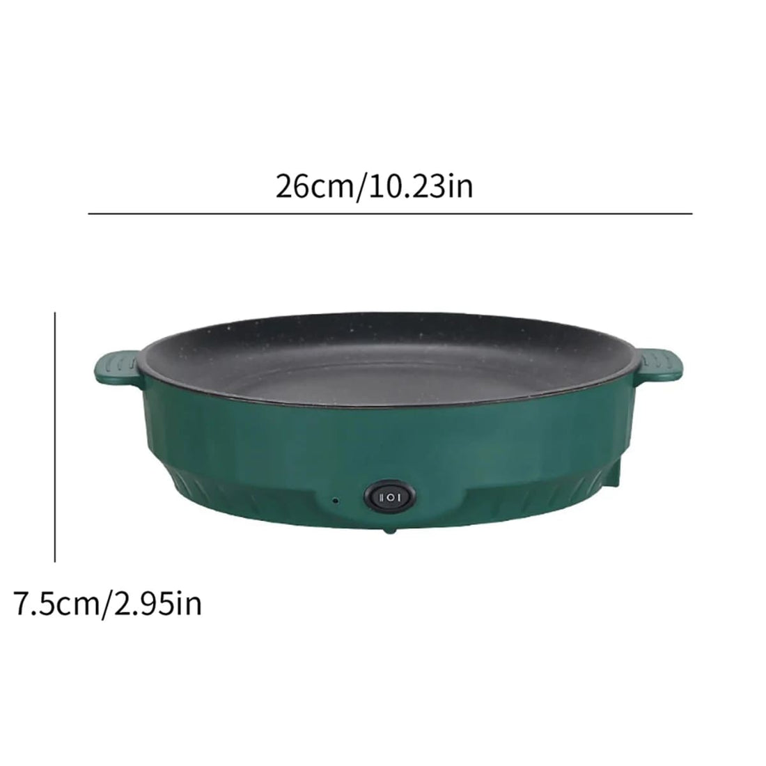 Non-Stick Electric Frypan for Multipurpose Cooking - Round 211321