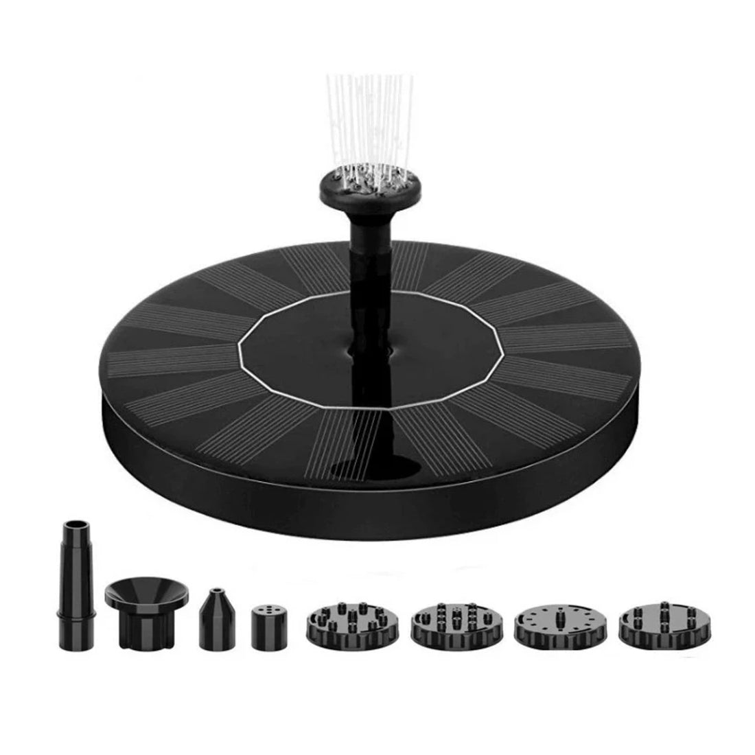 Floating Solar Powered Bird Bath Fountain - Mini, Cordless, Portable Design 260958