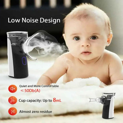 Rechargeable Portable Nebulizer Machine for Asthma and Breathing Relief