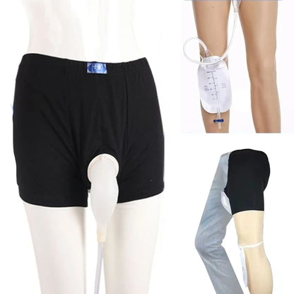 Male Leg Urine Bag - Wearable and Portable Collector 338944