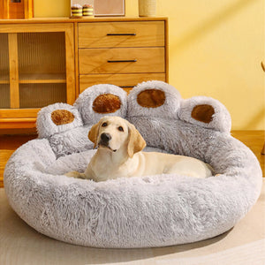 Washable Plush Dog Bed For Small And Large Pets