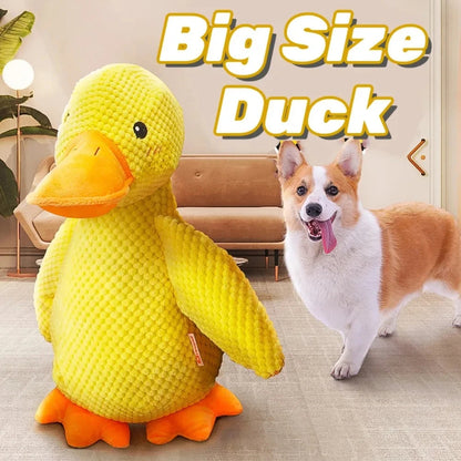 Calming Duck Dog Toy - Safe Chewable Pet Stuff Toy To Relieve Anxiety, Boredom, And Excess Energy 50549966-yellow-s