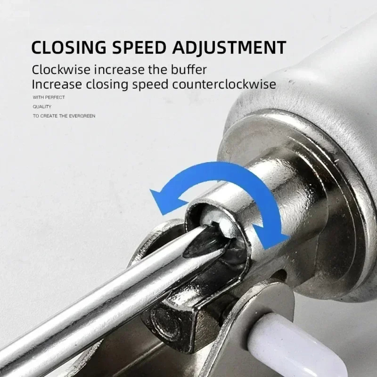 Hydraulic Automatic Door Closer - Heavy Duty, Quiet, Aluminum Alloy 1005007360984321_brown