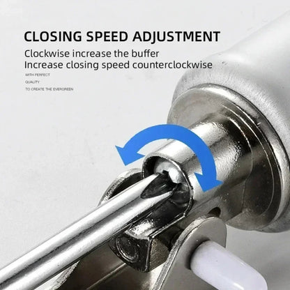 Hydraulic Automatic Door Closer - Heavy Duty, Quiet, Aluminum Alloy 1005007360984321_brown