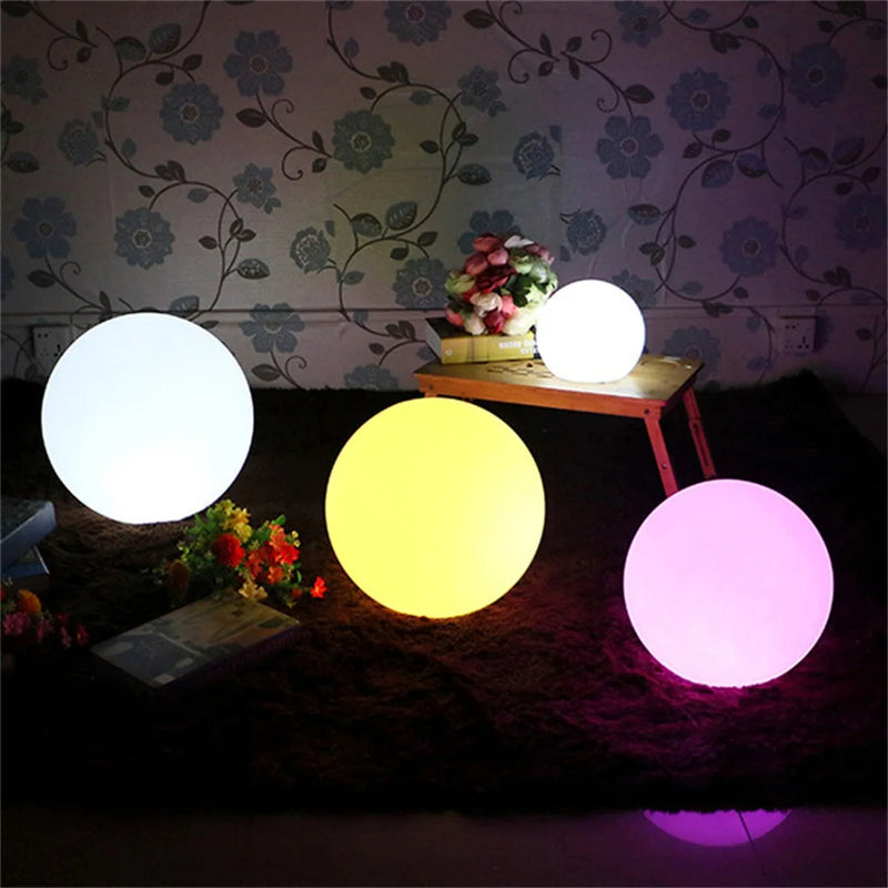 Large LED Glow Ball Night Light – 16-Color Remote Control 347390