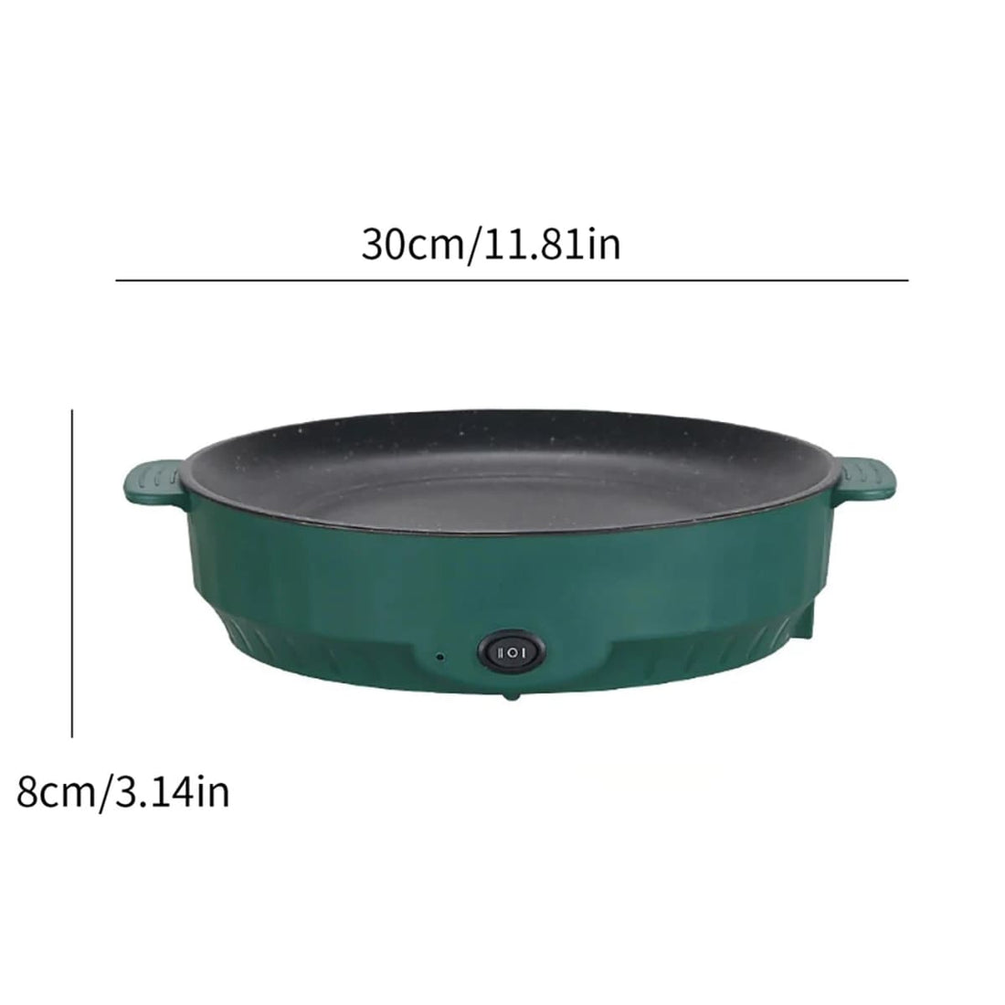 Non-Stick Electric Frypan for Multipurpose Cooking - Round 211321