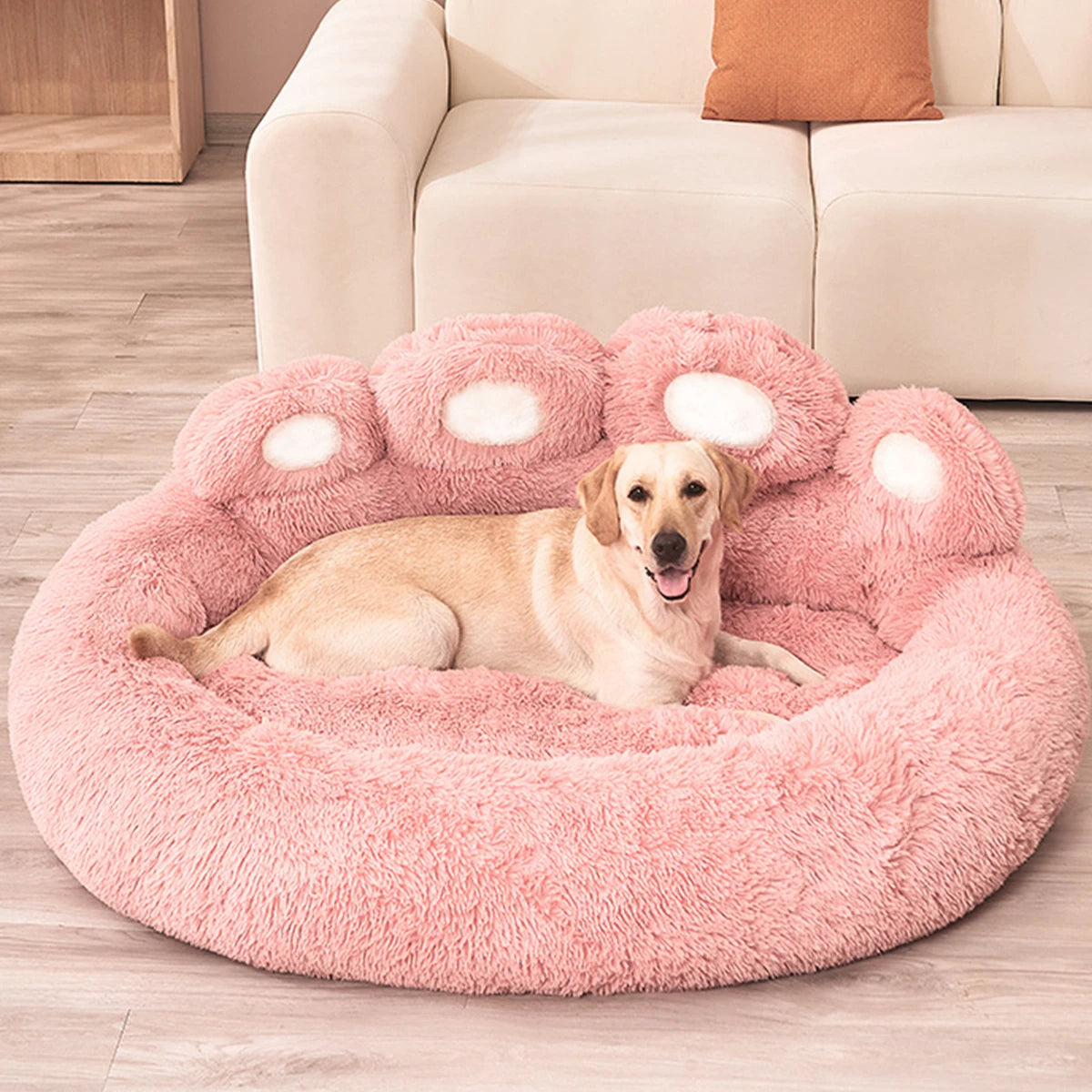 Washable Plush Dog Bed For Small And Large Pets