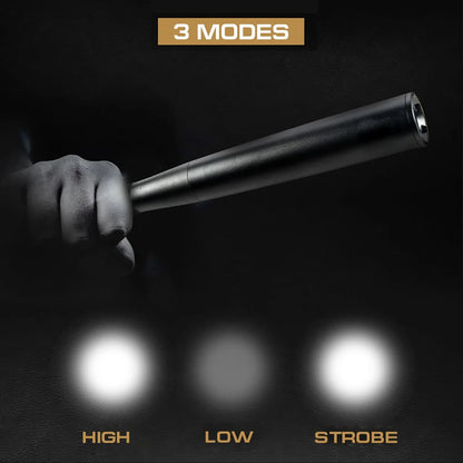 LED Tactical Baseball Bat Flashlight For Security 1005006108990199-al