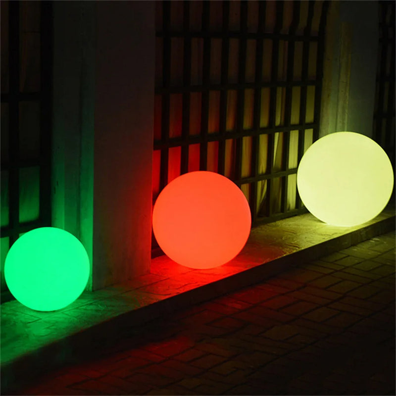 Large LED Glow Ball Night Light – 16-Color Remote Control 347390