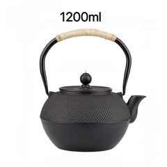 Japanese Cast Iron Teapot with Infuser - Heat Retaining (600/800/1200ml)