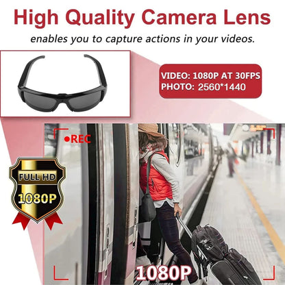 Professional Video Recording Eyeglasses - Full HD with Audio Recording