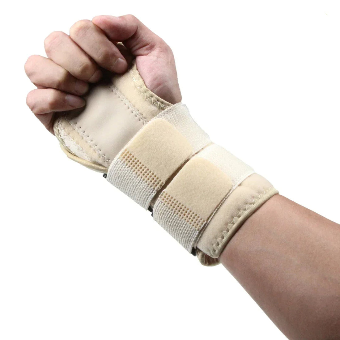 Adjustable Wrist Support Splint - Breathable, Durable, Removable Metal Brace 1005007444454477-Black Left