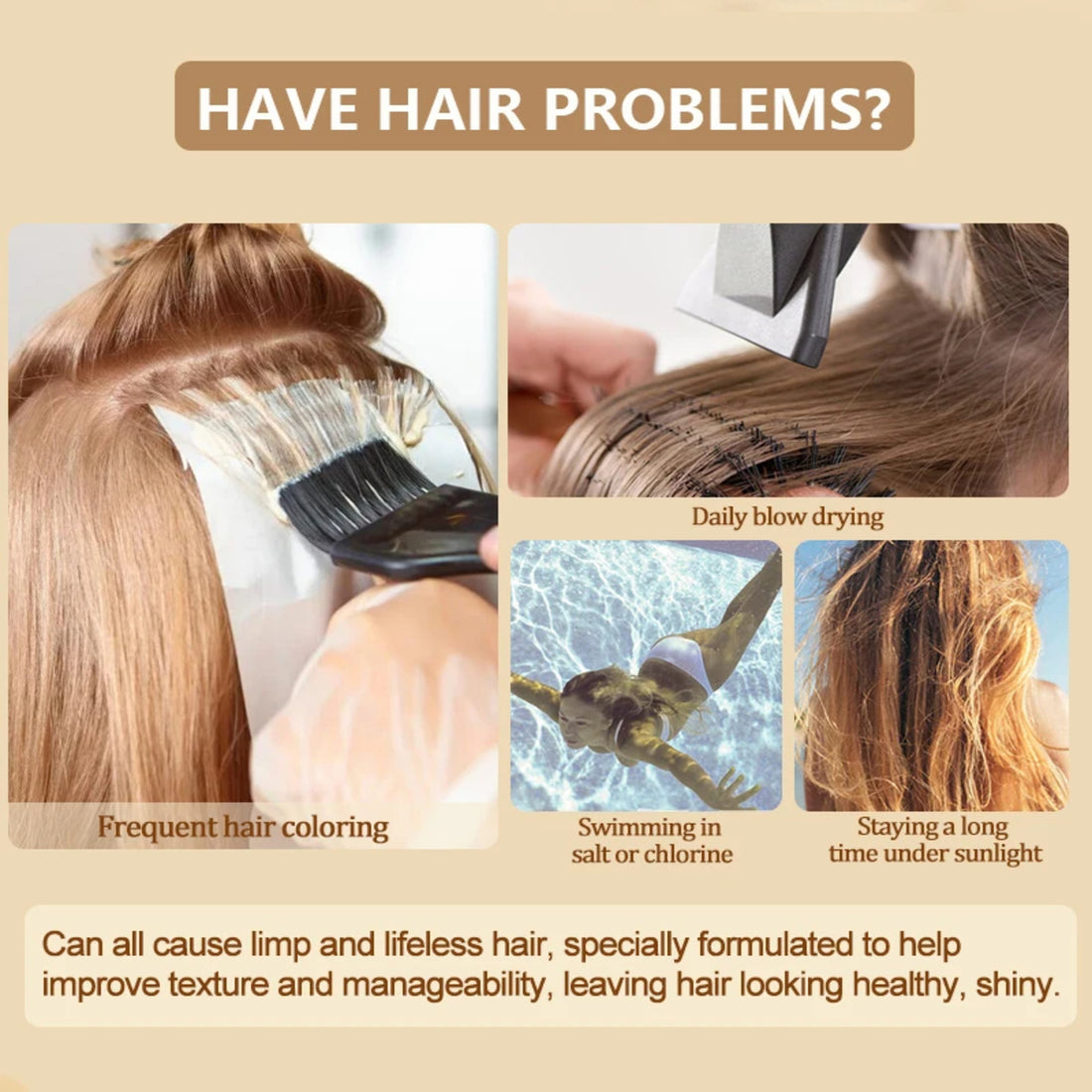 Organic Keratin Hair Mask for Damaged Hair – Hydrating & Magical Repair 253992