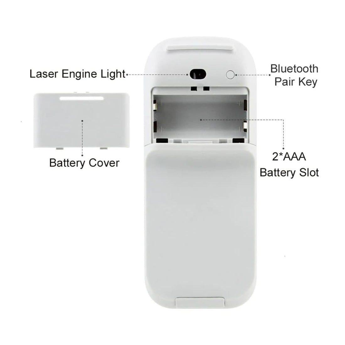 Silent Click Arc Mouse with Bluetooth Wireless and Foldable Design 1005006349266311-al