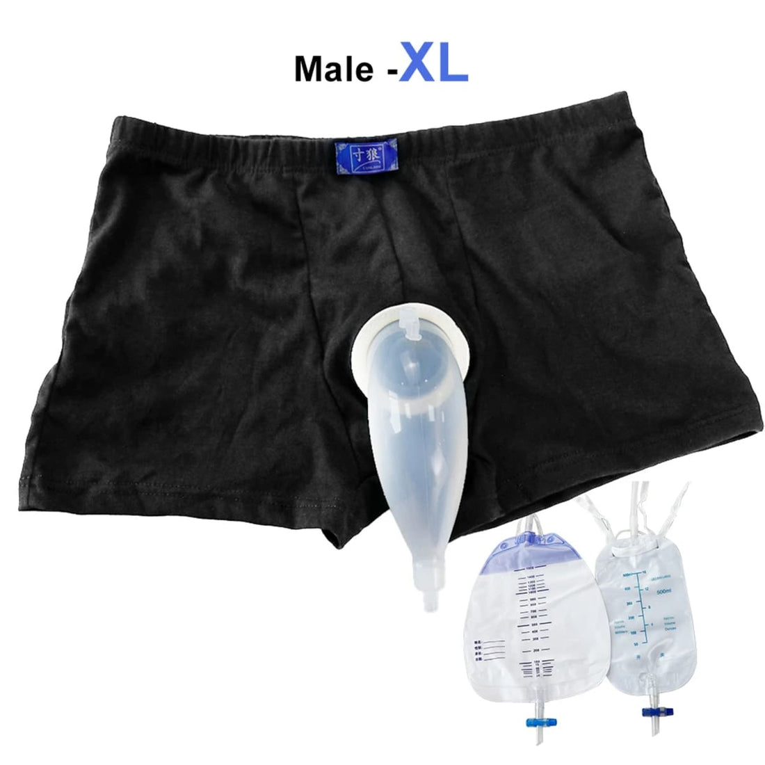 Male Leg Urine Bag - Wearable and Portable Collector 338944