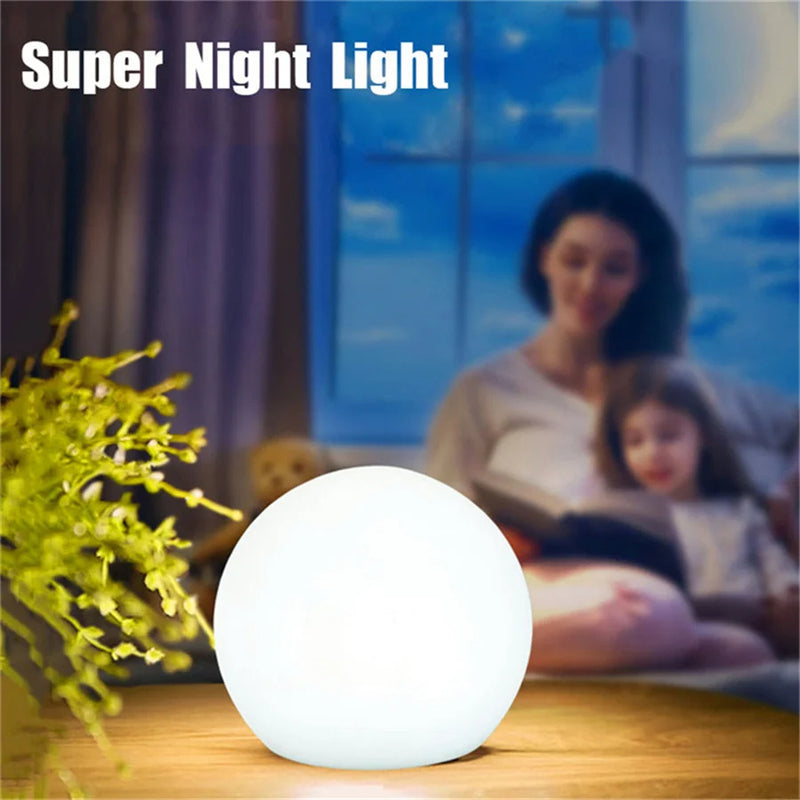 Large LED Glow Ball Night Light – 16-Color Remote Control 347390