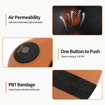 Heated Massage Pillow for Neck and Shoulder with Portable Design