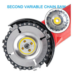 Chainsaw Wood Carving Disc for Angle Grinder - Circular Cutting Blade