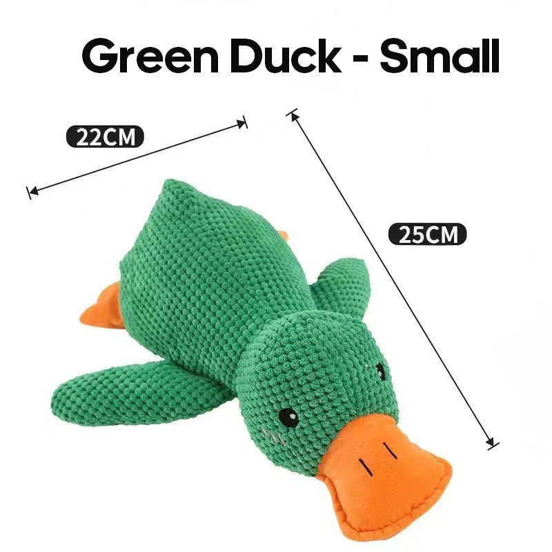 Calming Duck Dog Toy - Safe Chewable Pet Stuff Toy To Relieve Anxiety, Boredom, And Excess Energy 50549966-yellow-s