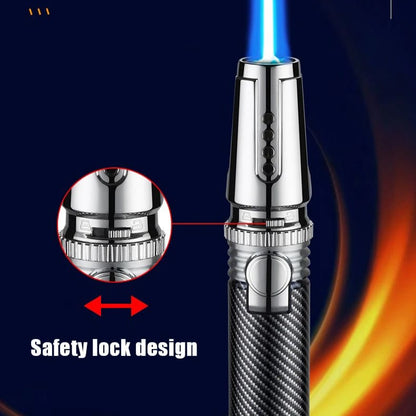 1300℃ Cooking Butane Torch Lighter for BBQ – Refillable and Windproof 221785
