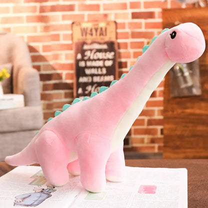 50/80 Cm Long Neck Dino Pillow Plush 3D Stuffed Animal Brachiosaurus