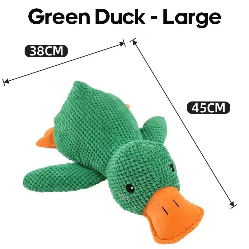 Calming Duck Dog Toy - Safe Chewable Pet Stuff Toy To Relieve Anxiety, Boredom, And Excess Energy 50549966-yellow-s