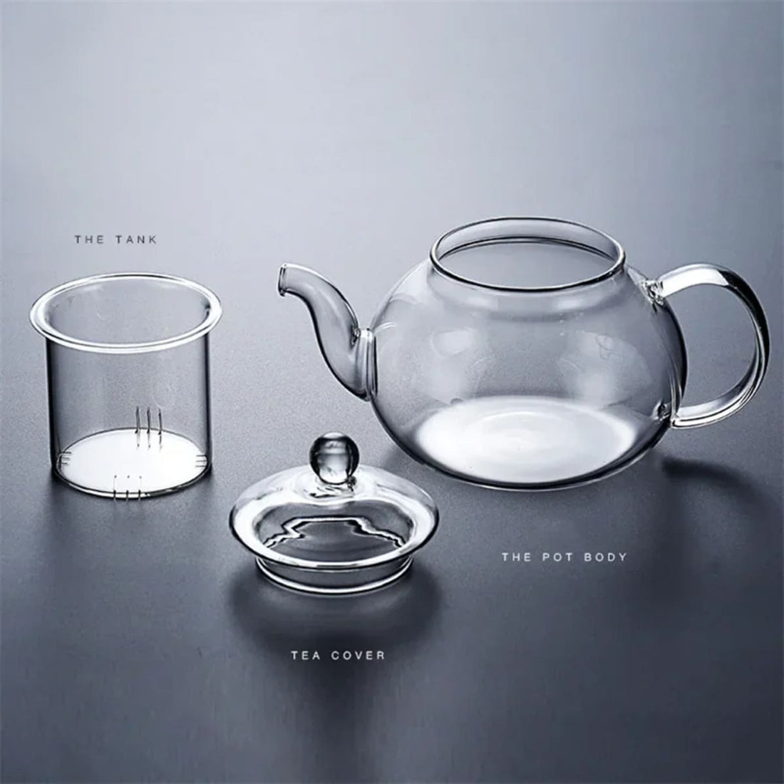 Heat-Resistant Glass Teapots with Infuser for Stove - Elegant, Clear, Modern (400/600/800/1000ml) 1005008247986961-al